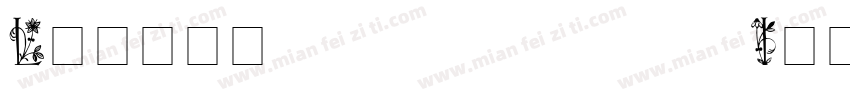 Lilith Initials Medium字体转换